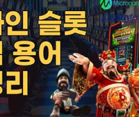 온라인 슬롯 게임 용어 총정리
